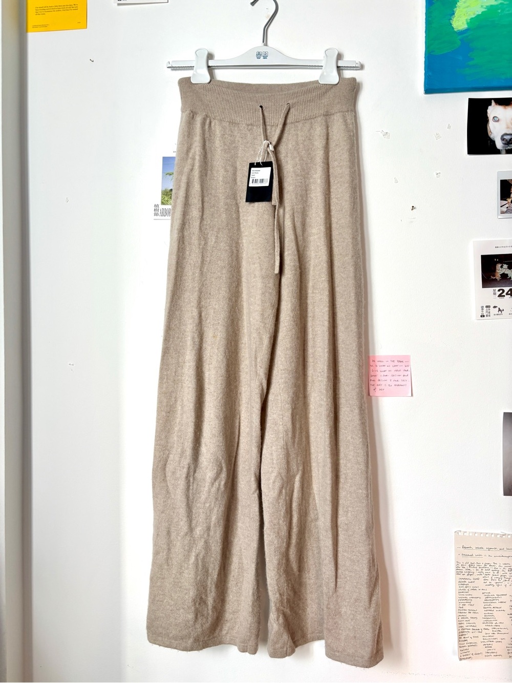 LISA YANG Sofi cashmere pants in Sand color